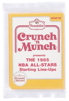 1985 Star Co. "Crunch N Munch" Basketball Unopened Subset Bag - Including Michael Jordan!